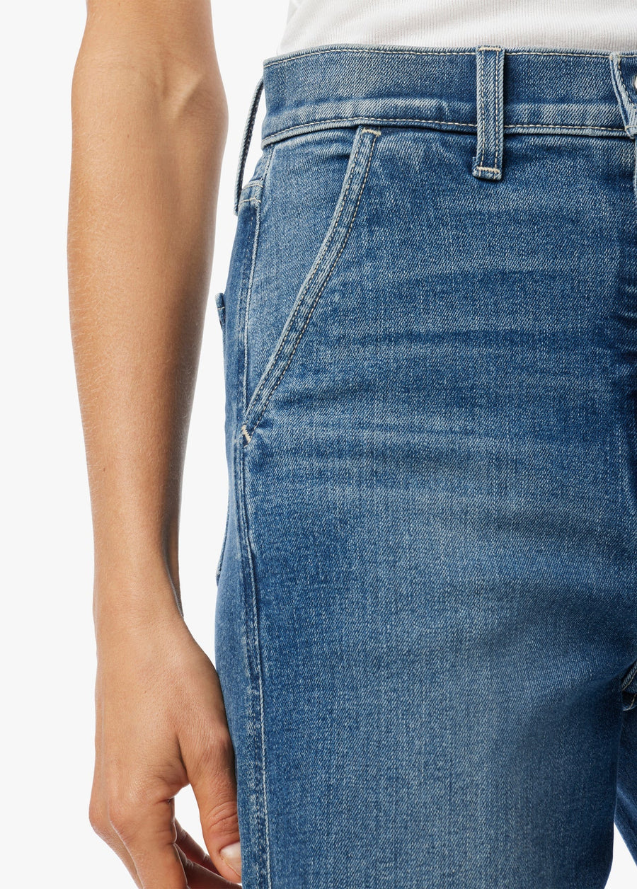 Joes Jeans The Trixie High Rise Wide Leg Trousers in First Bite – detail