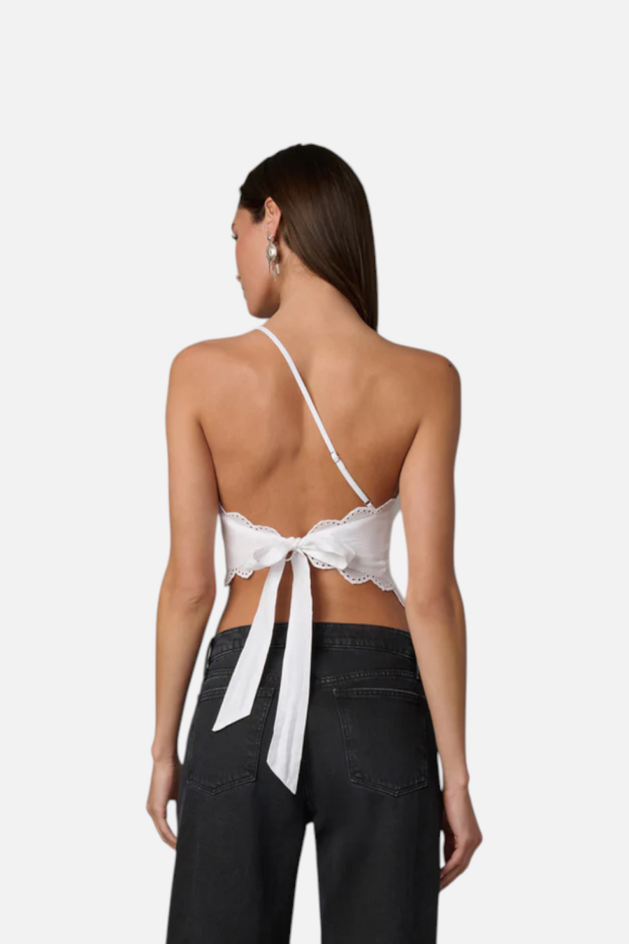 Joes Jeans Tina Top in White – flat lay
