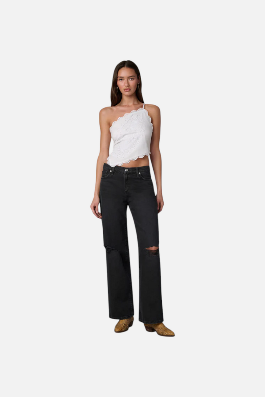 Joes Jeans Tina Top in White – side view