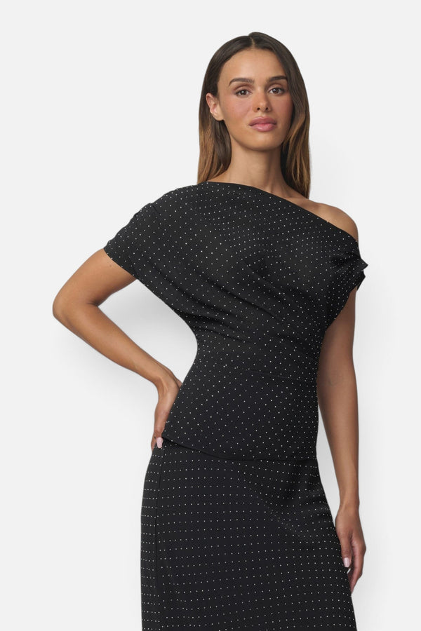 Joe's Jeans Women's Isla Draped Blouse in Black