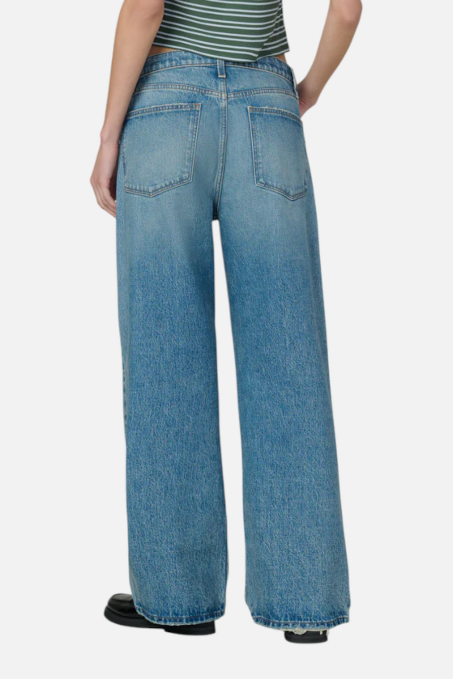 Joes Jeans Women's Ryan Low Slung Baggy in Anonymous – detail