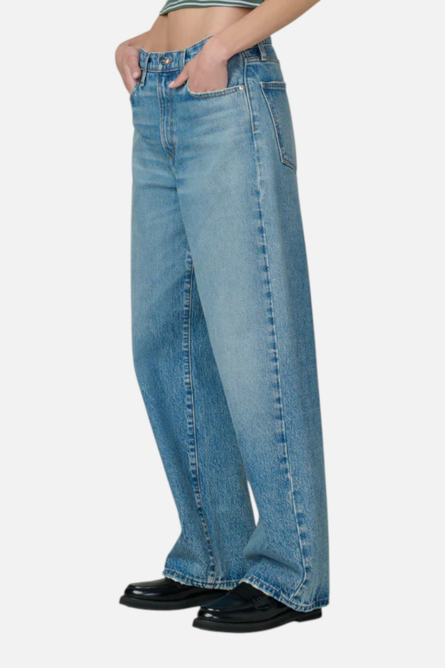 Joes Jeans Women's Ryan Low Slung Baggy in Anonymous – front view