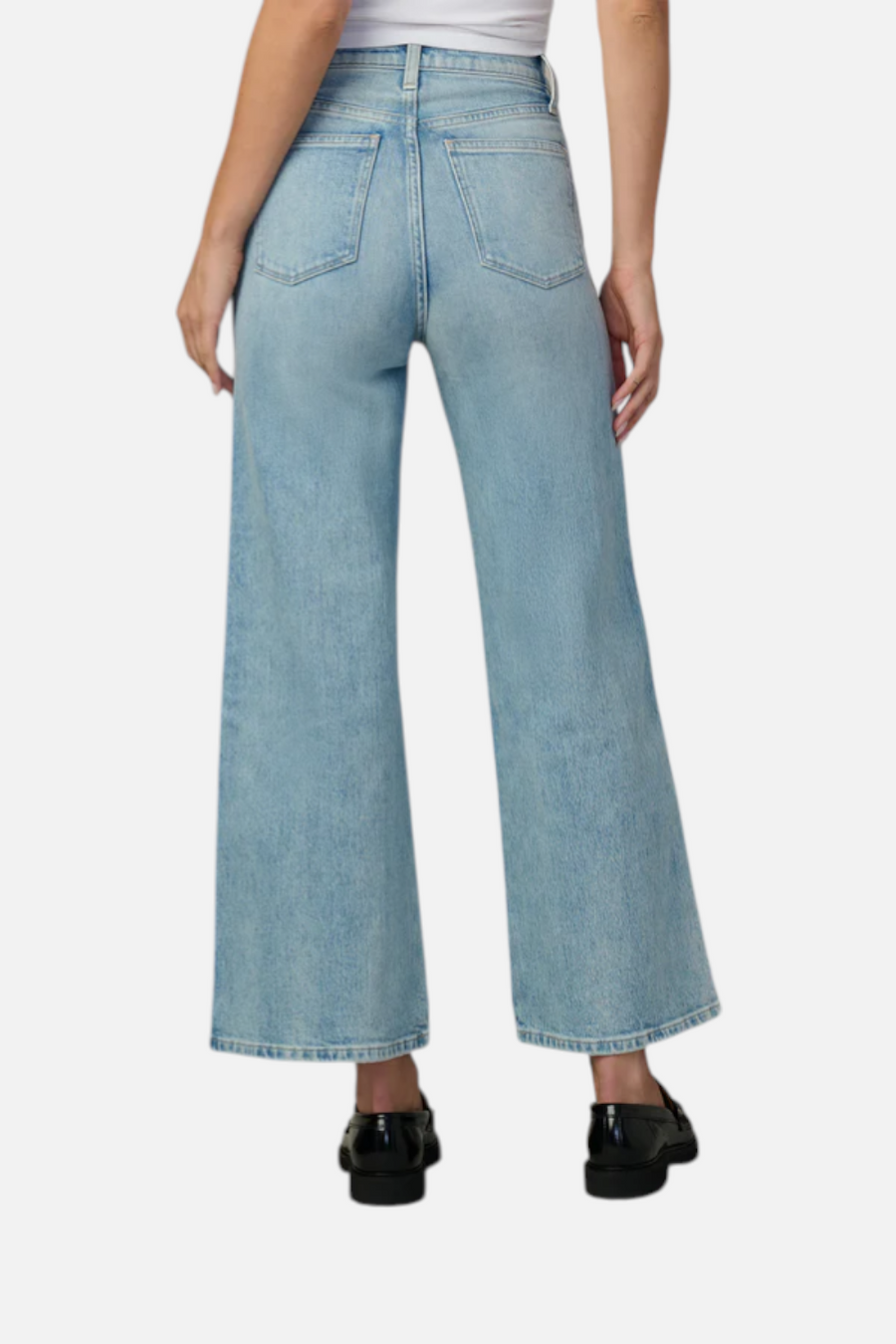 Joes Jeans Women's The Seamed Mia High Rise Wide Leg Ankle in Genuine – detail