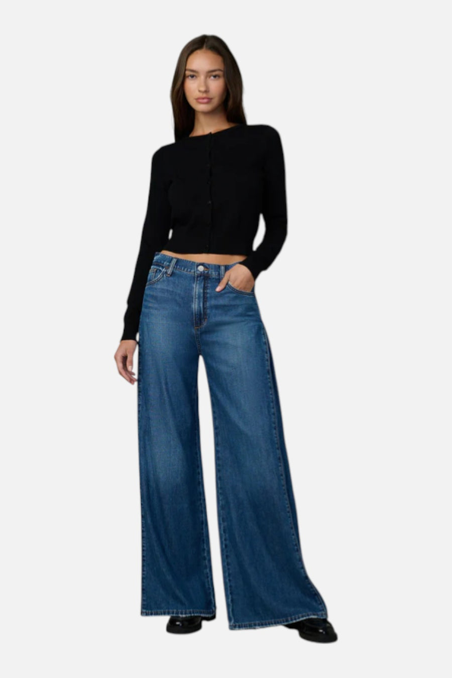 Joes Jeans Women's The Side Pleat Jean in Cherished – on model