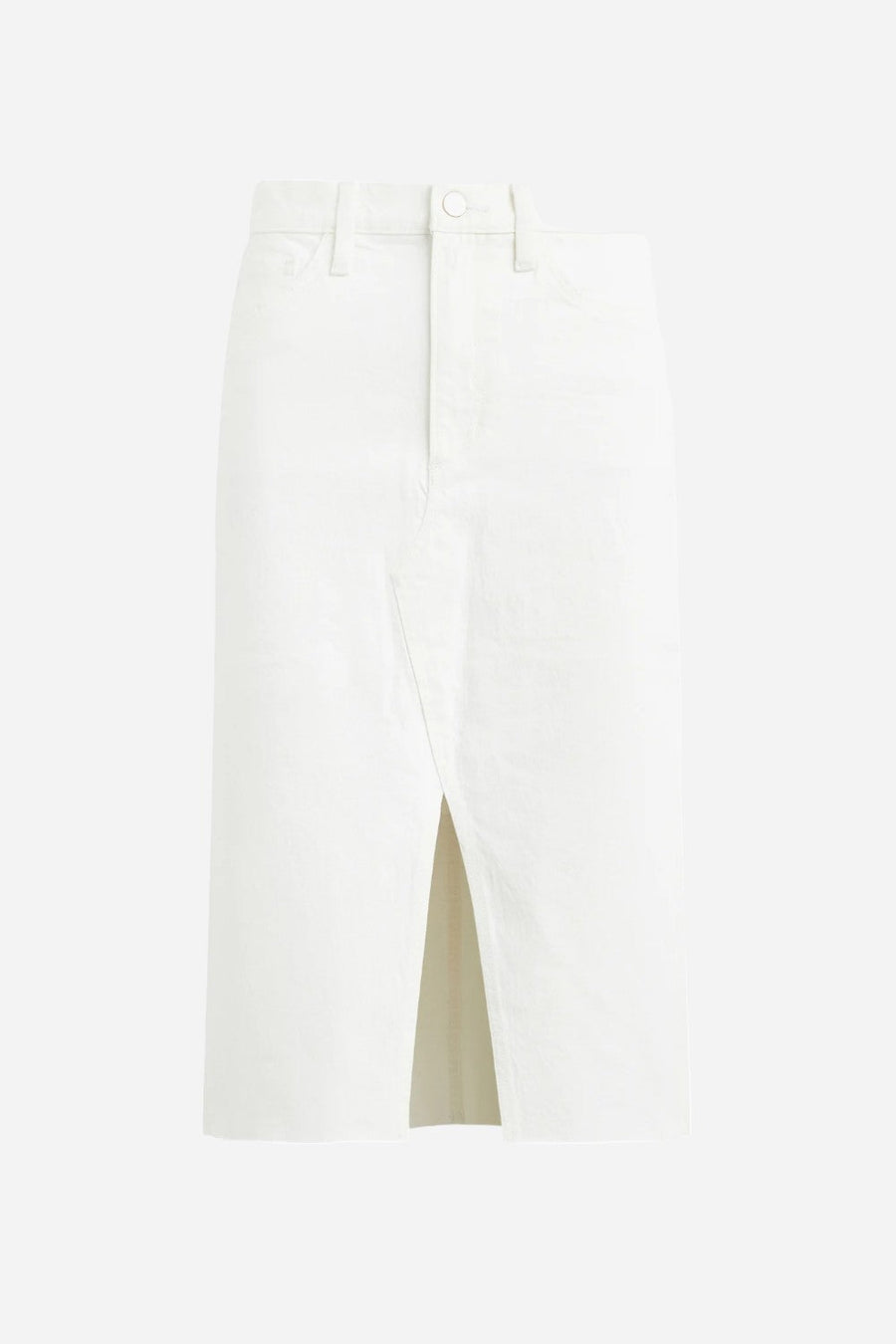 Joe's Joplin Skirt Raw Hem Optic White – alternate