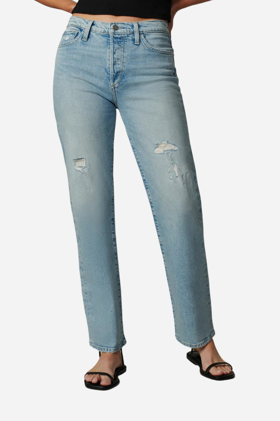 Joe's The 90'S Niki Mid Rise Boyfriend in Next Level – front view