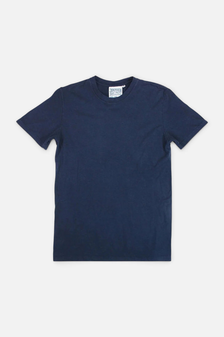 Jungmaven Basic Tee in Navy – front view