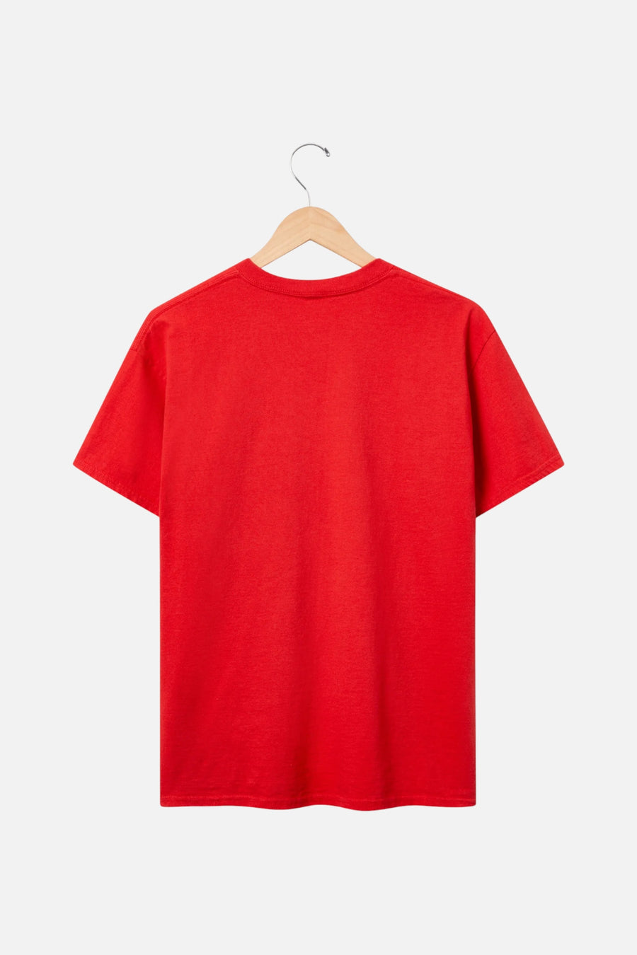 Junk Food Chiefs Checkdown Tee in Red – back view