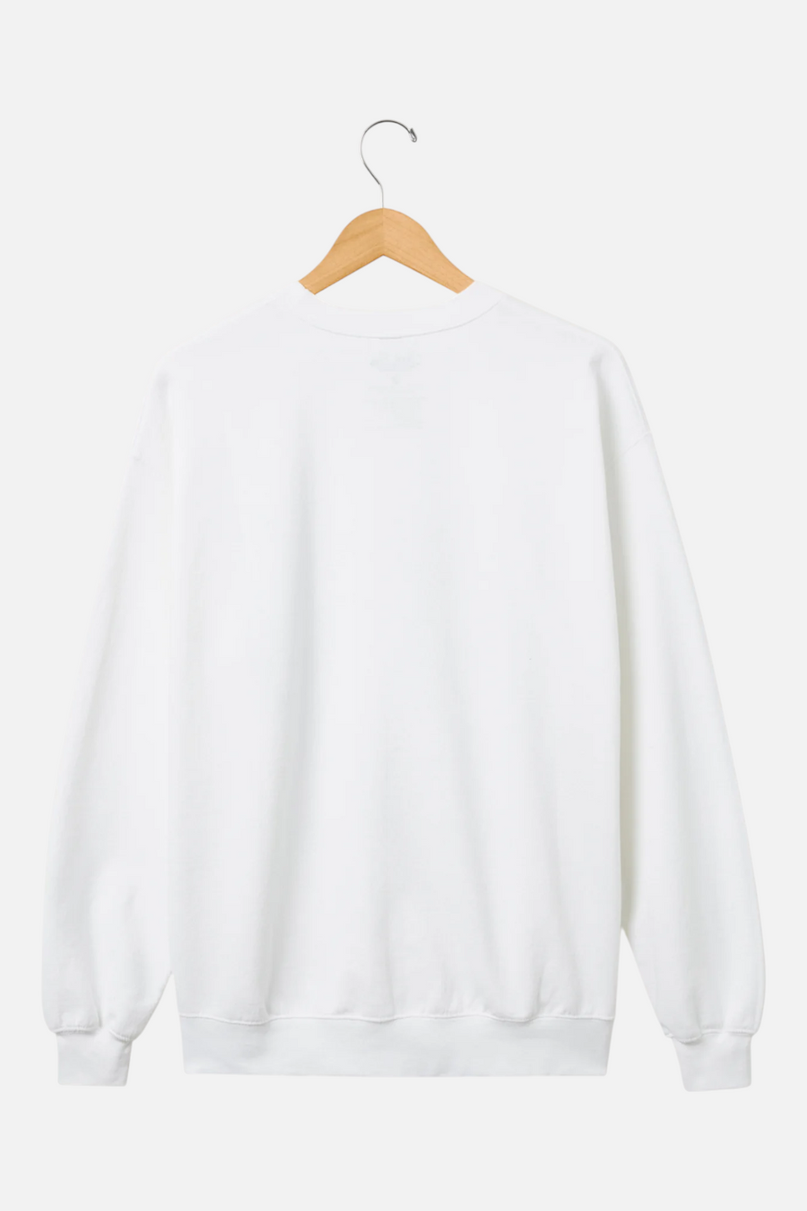 Junk Food Chiefs Conversion Creweck in White – back view