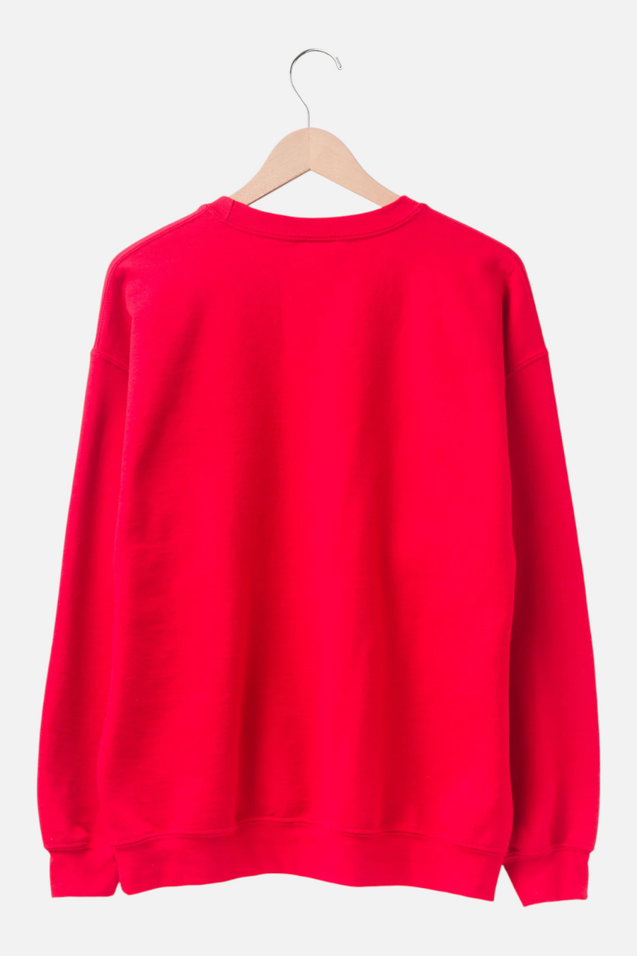 Junk Food Chiefs Property Crewneck in Red – back view