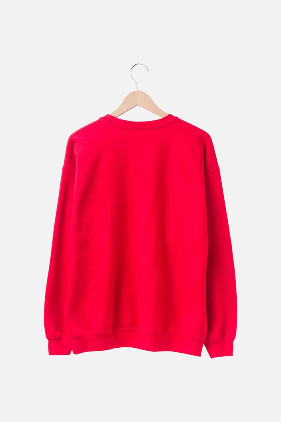 Junk Food Chiefs Property Crewneck in Red – side view