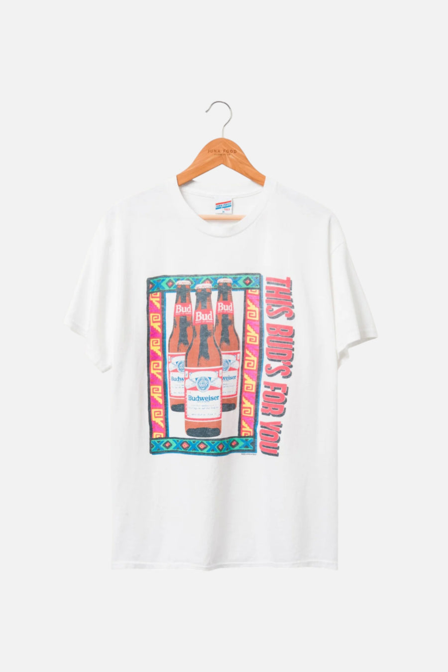 Junk Food This Buds For You Tee in White – side view