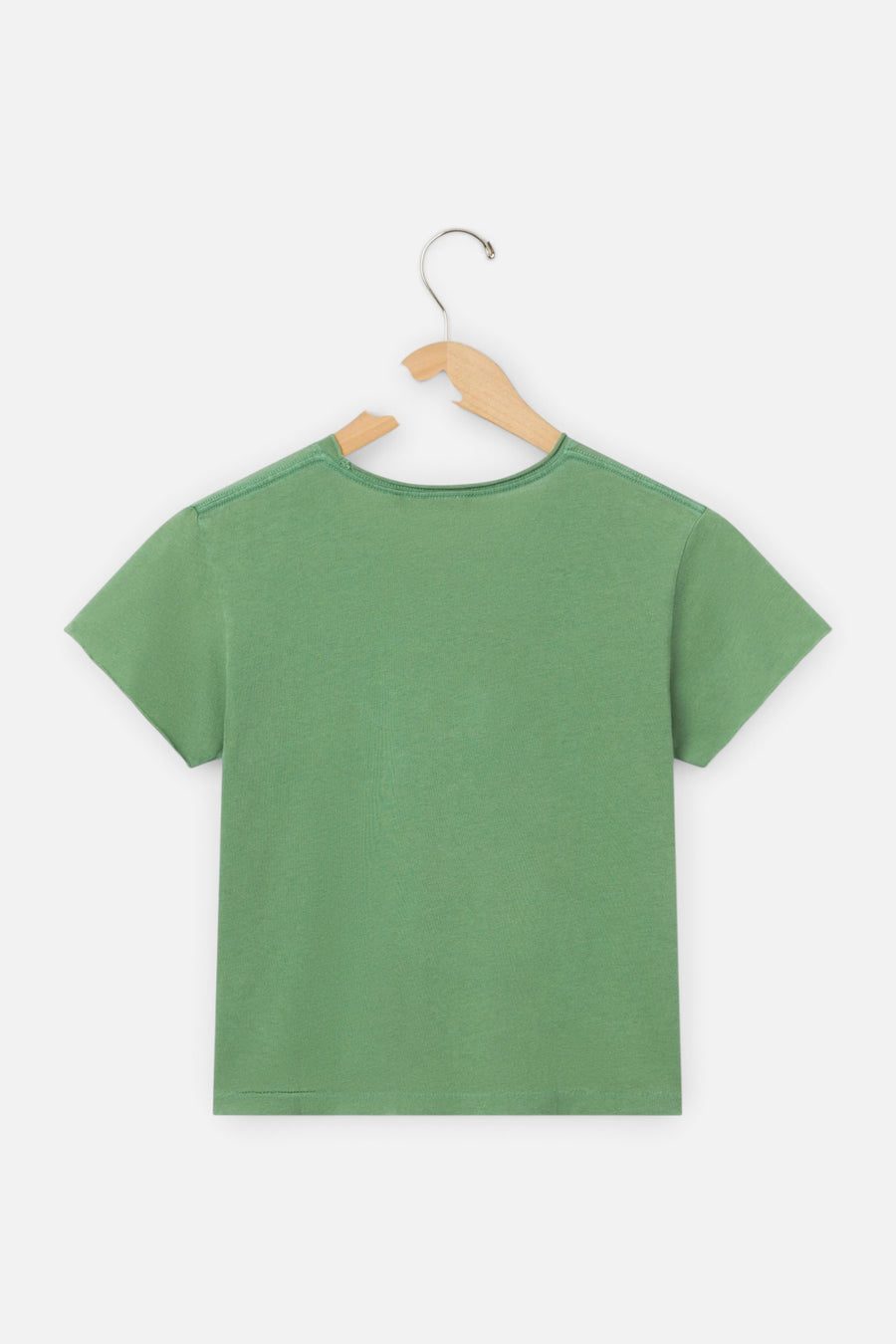Junk Food Wild Wild West Vintage Baby Tee in Peridot – back view