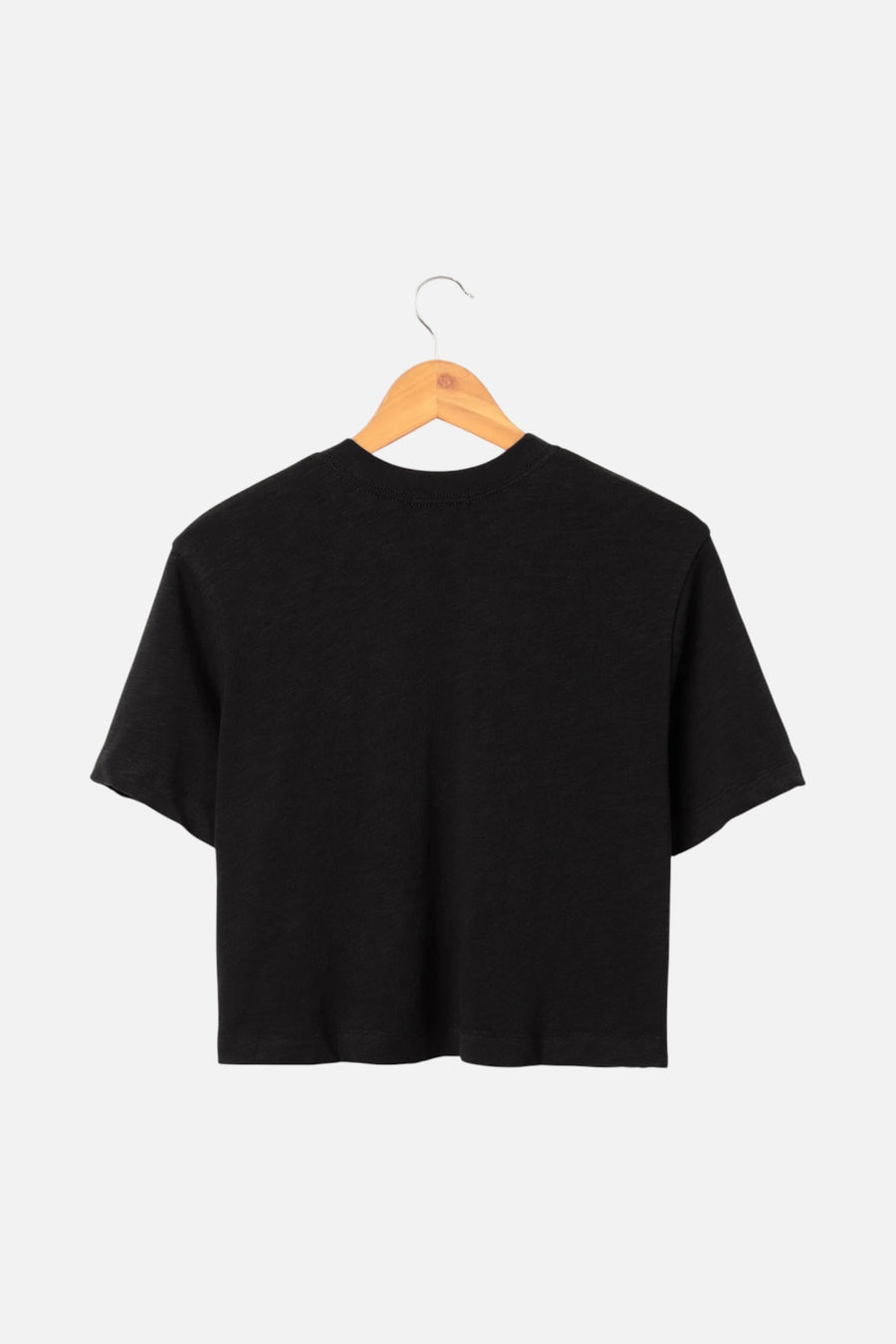 Junk Food Women's Chiefs Blitz Mock Neck Crop Tee in Black – side view