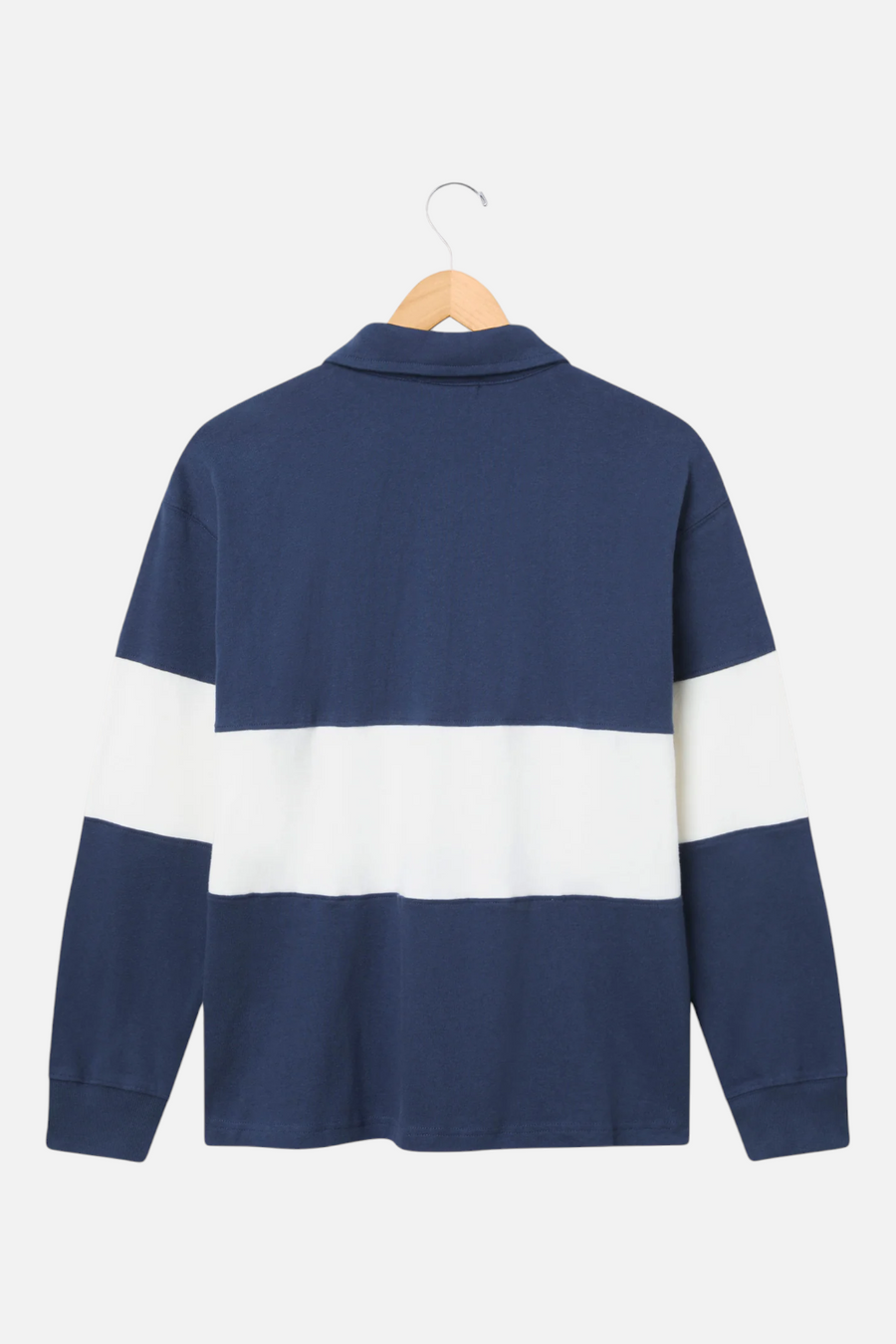 Junk Food Women's Cowboys Rugby Long Sleeve in True Navy – back view