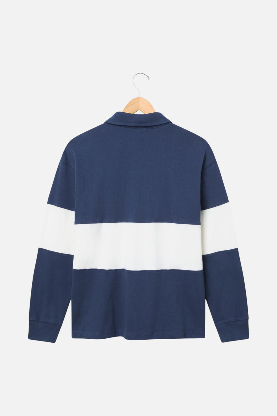 Junk Food Women's Cowboys Rugby Long Sleeve in True Navy – side view