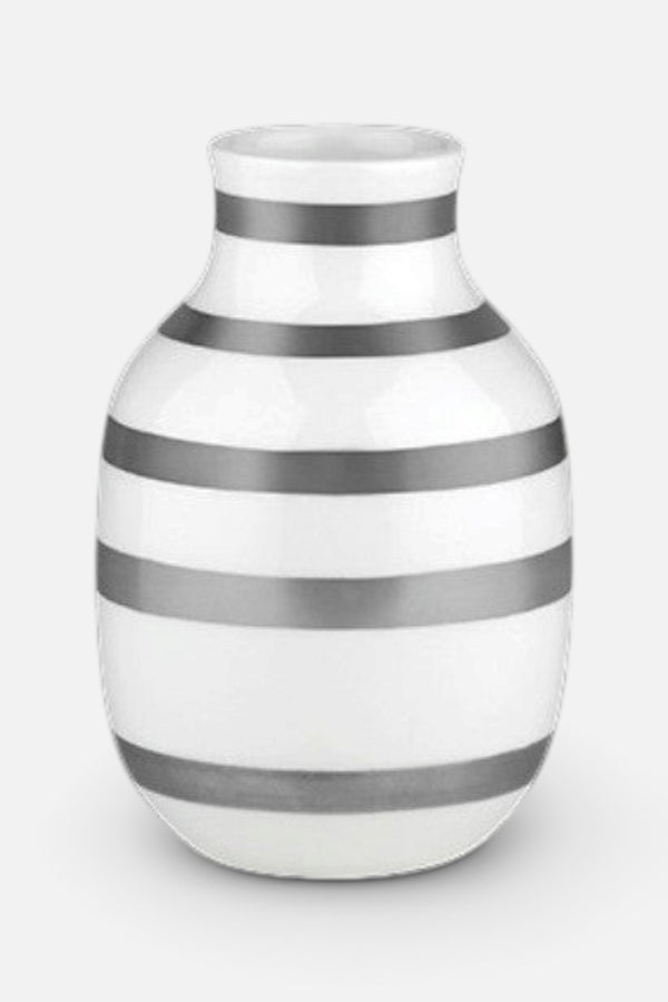 Kähler Omaggio Vase in Silver