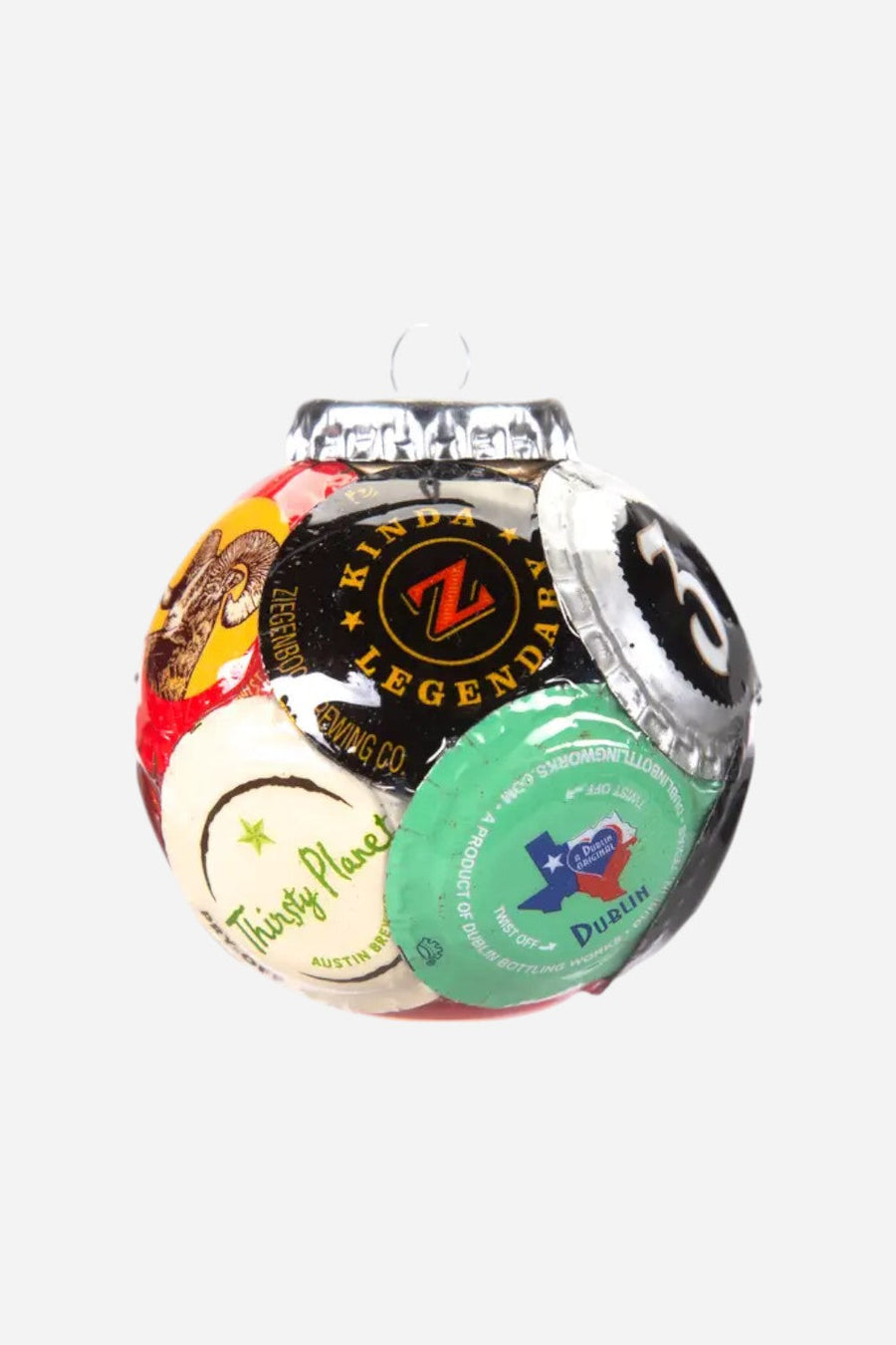 Kaps For Kids Texas Breweries Bottle Cap Ornament – front view