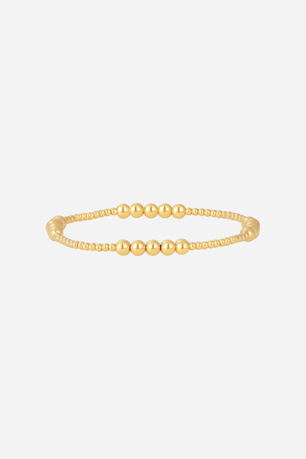 Karen Lazar 2 & 4mm Pattern Signature Bracelet - Size 6.5