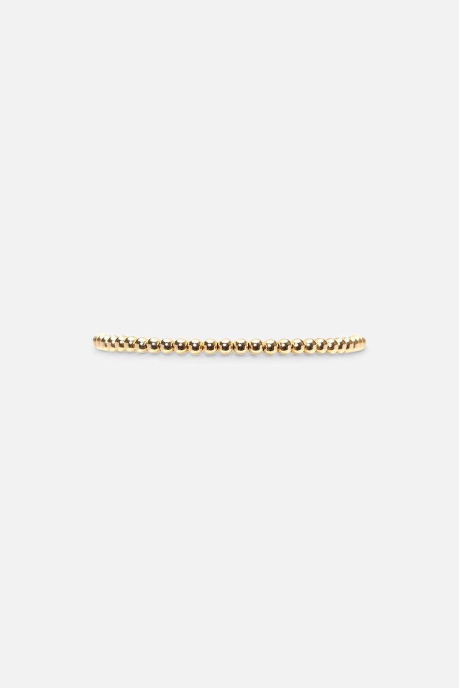 Karen Lazar 3mm Yellow Gold Filled Bracelet – front view