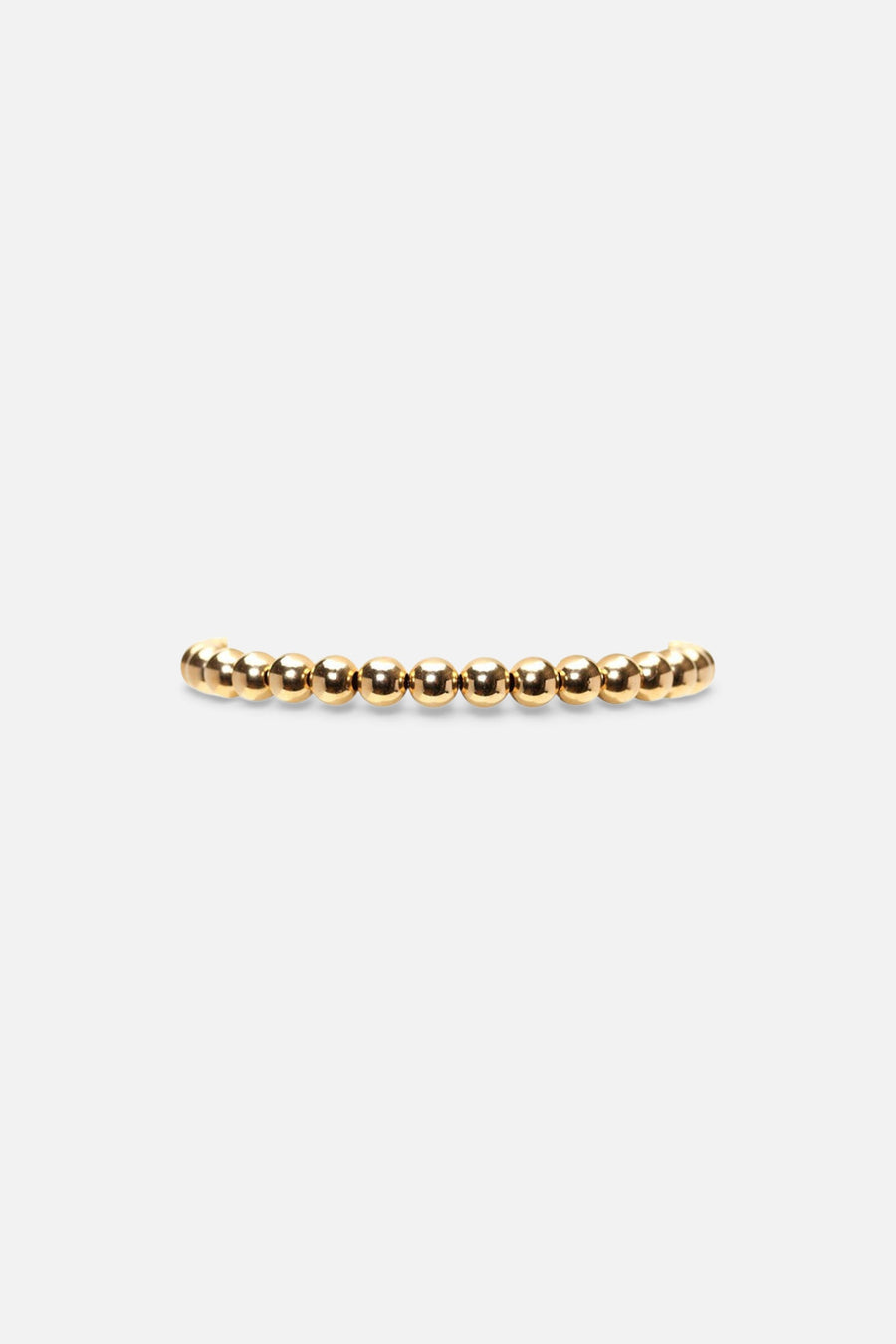 Karen Lazar 5mm Yellow Gold Filled Bracelet – front view