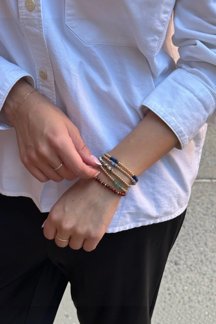 Karen Lazar Abundance Bracelet, 6.5 inch – side view