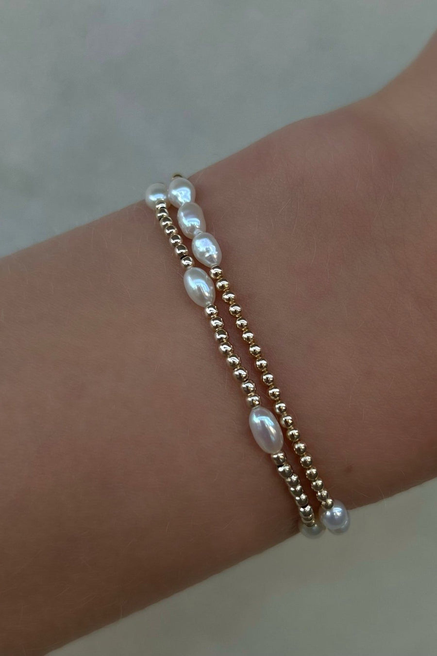 Karen Lazar The Sweet Pearl Stack in 6.5 – back view