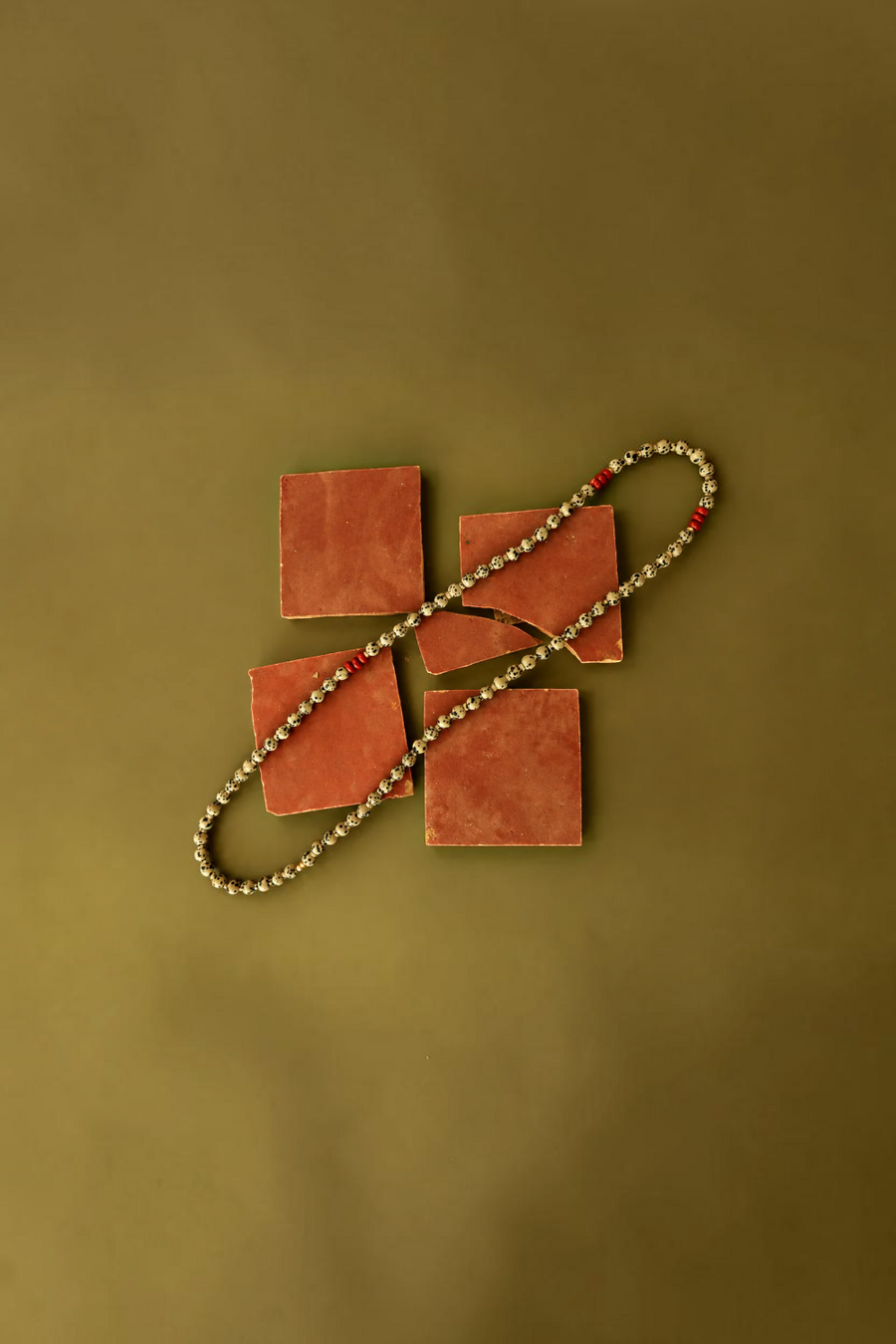 Karen Lazar Trace Necklace, 36" – detail