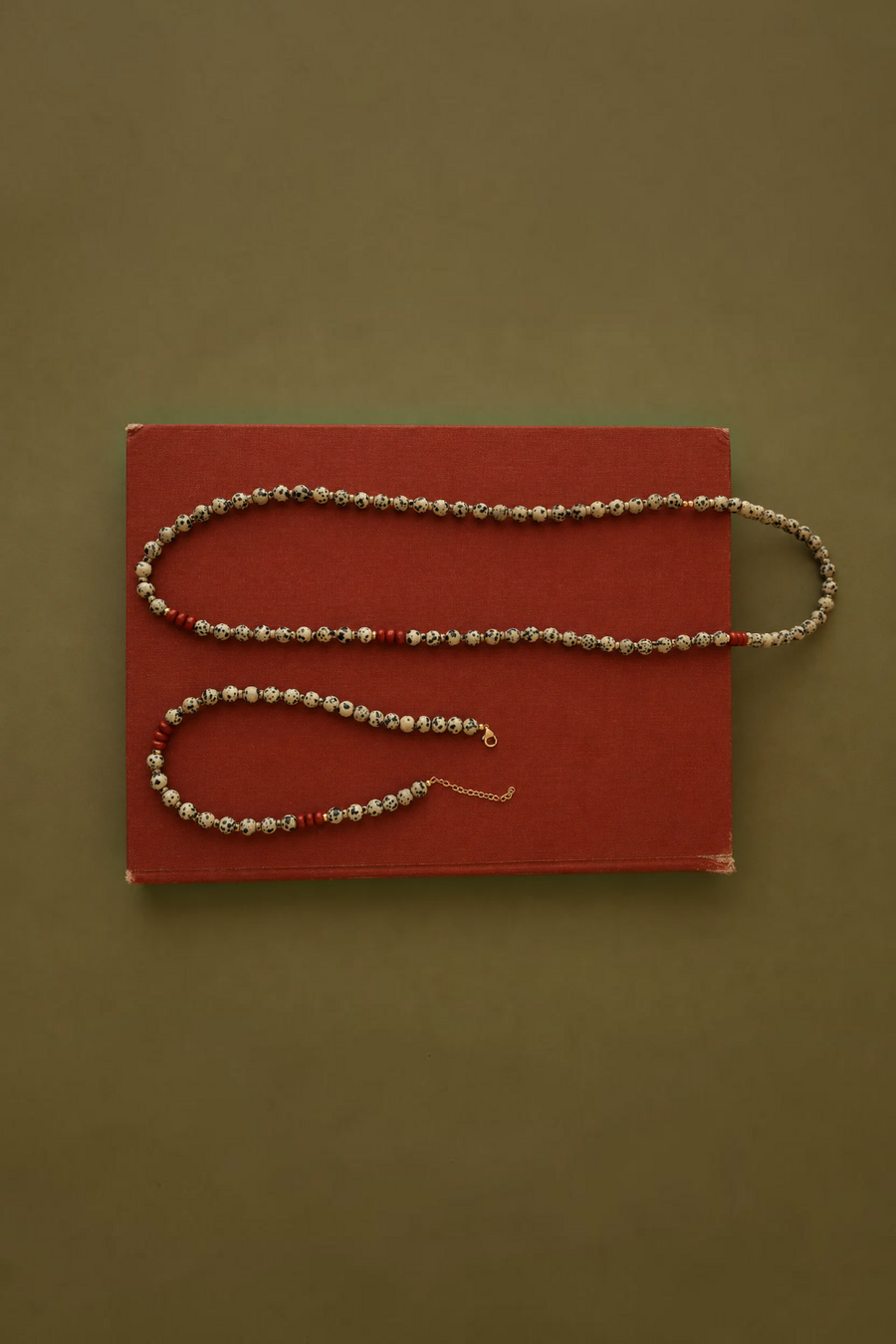 Karen Lazar Trace Necklace, 36" – side view