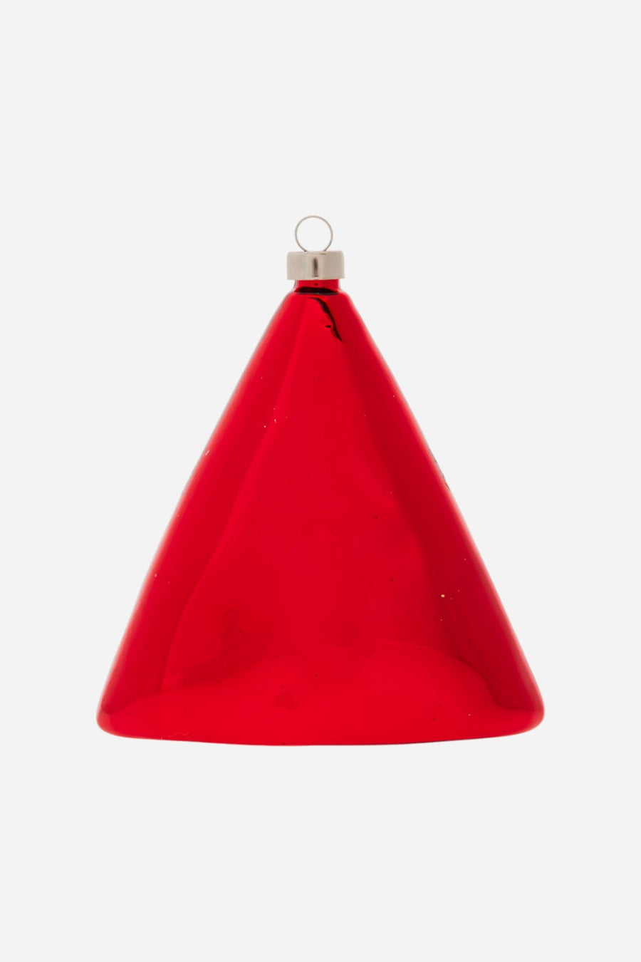 Kat + Annie Cheerful Santa Ornament – back view