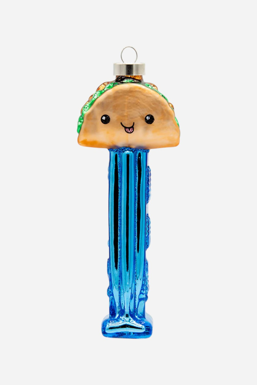 Kat + Annie Tasty Taco Pez Dispenser Ornament – back view
