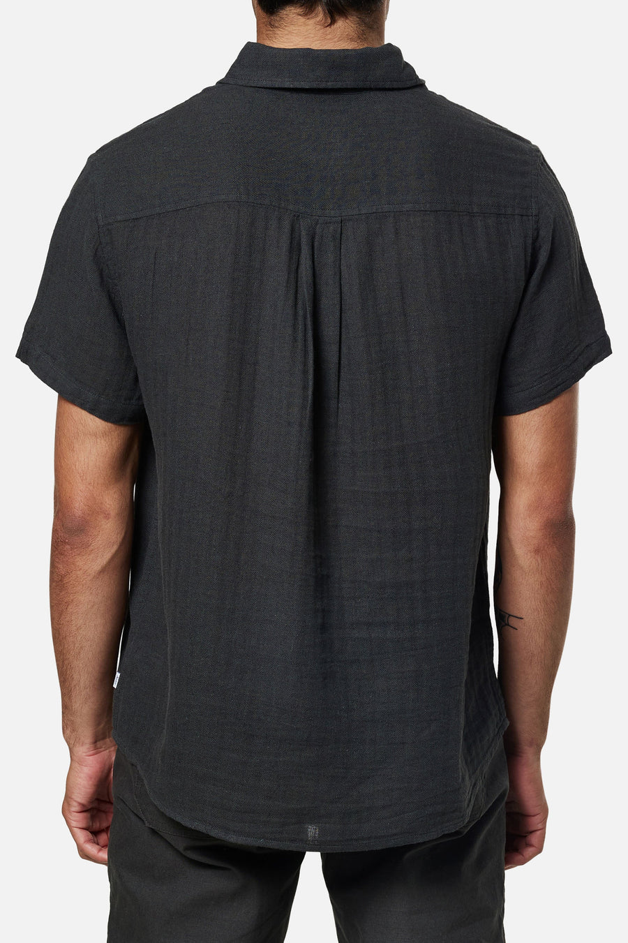 Katin Alan Solid Shirt in Black Wash – side view
