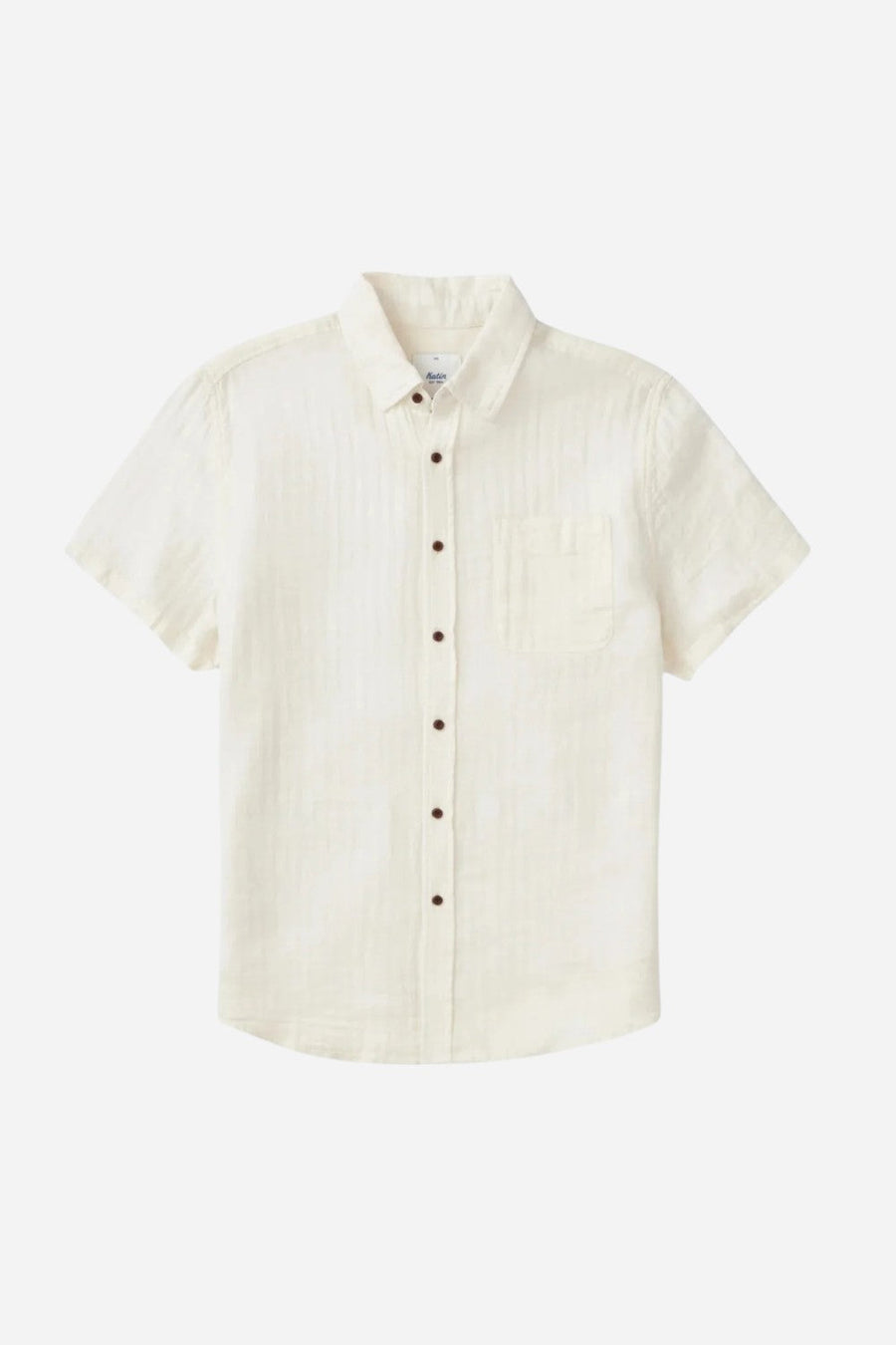 Katin Alan Solid Shirt in Vintage White – front view