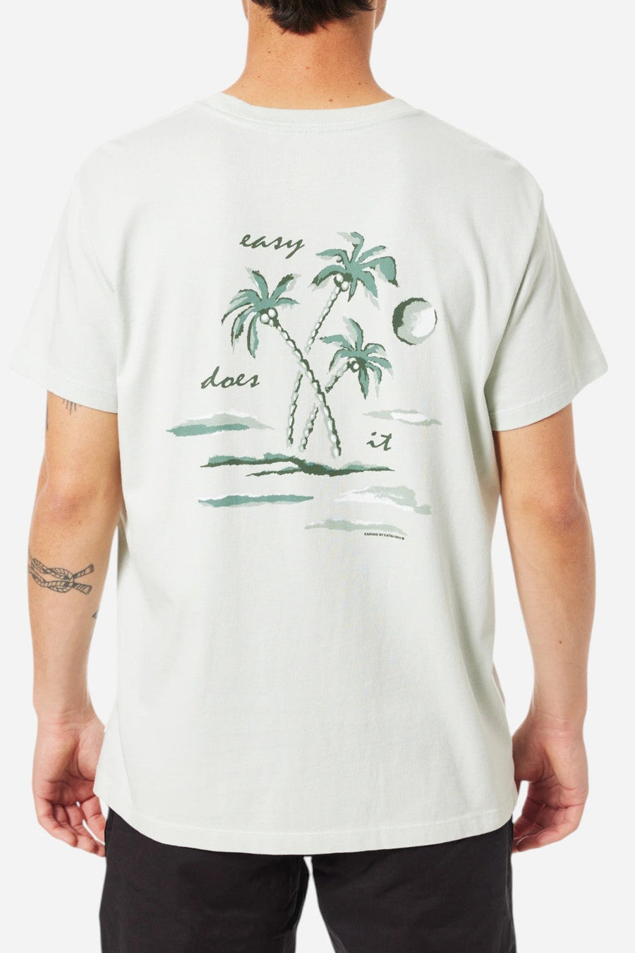 Katin Aruba Tee in Seafoam – on model