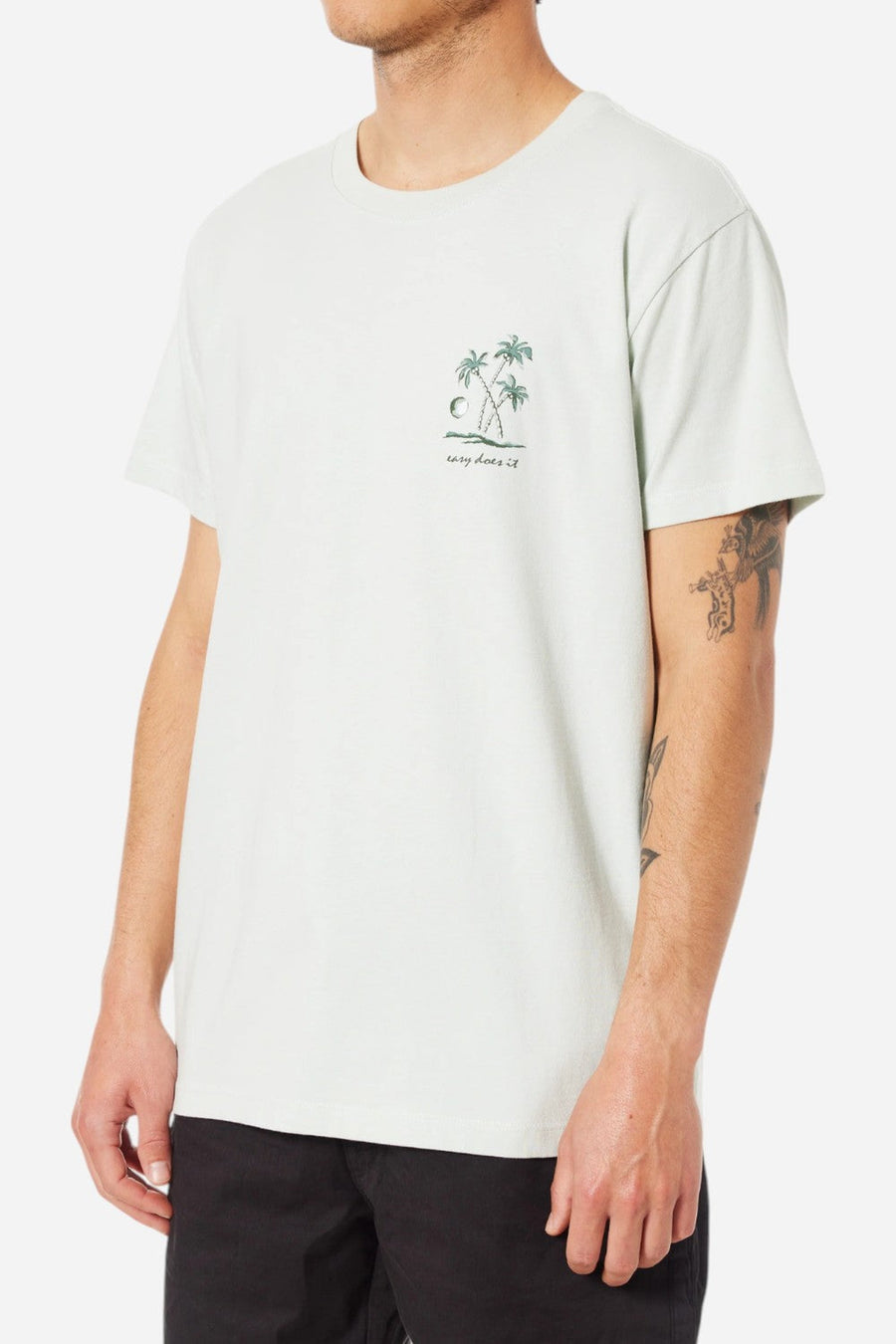 Katin Aruba Tee in Seafoam – on model