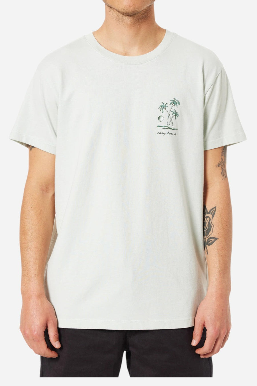 Katin Aruba Tee in Seafoam – on model