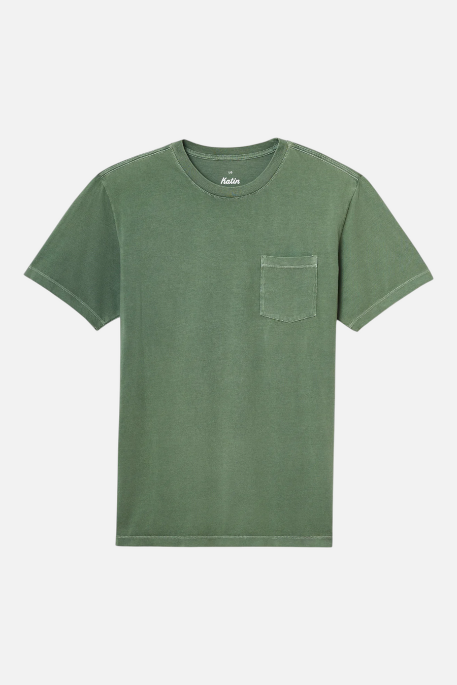 Katin Base Tee in Duck Green – detail