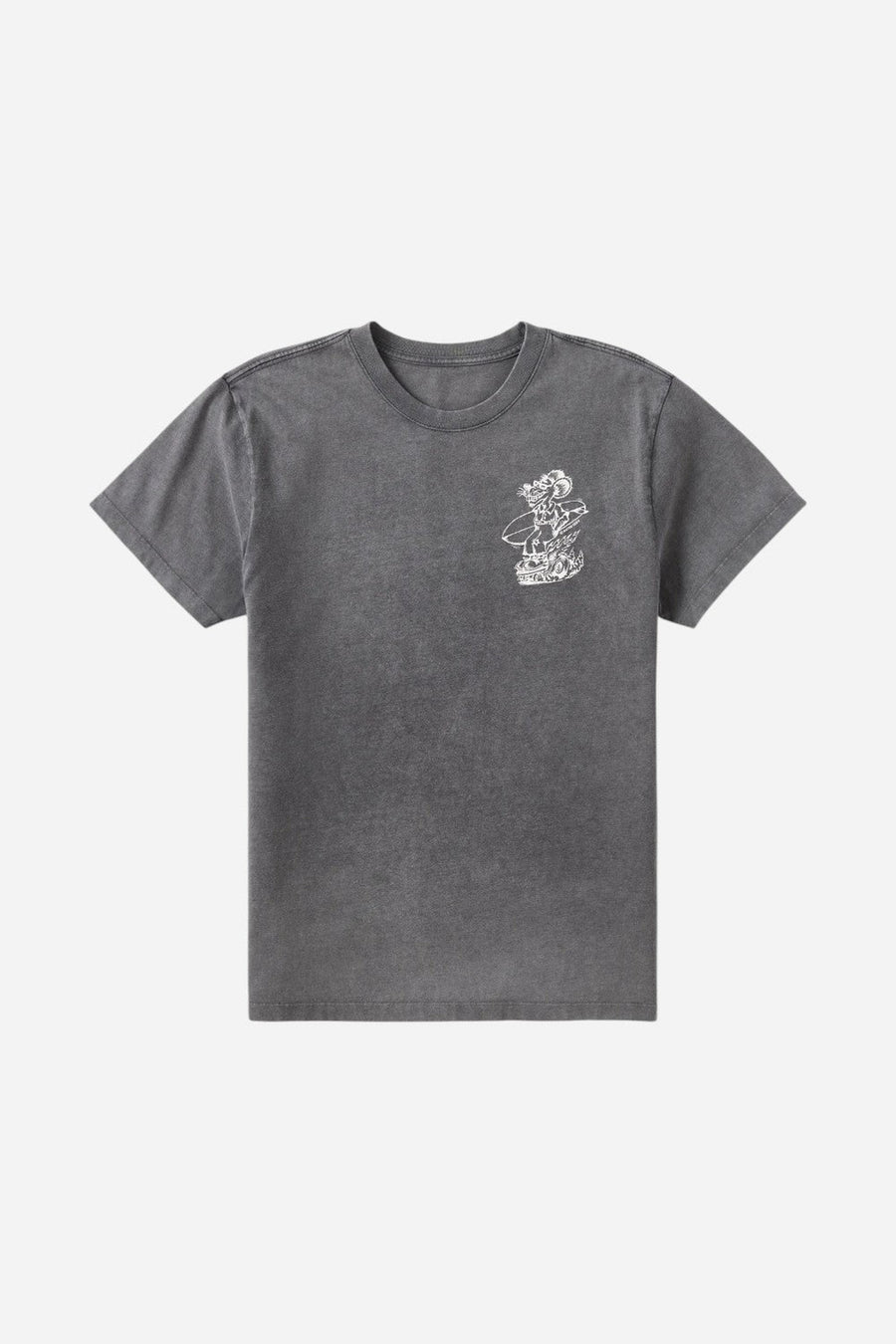 Katin Boogie Tee in Black Sand Wash – front view