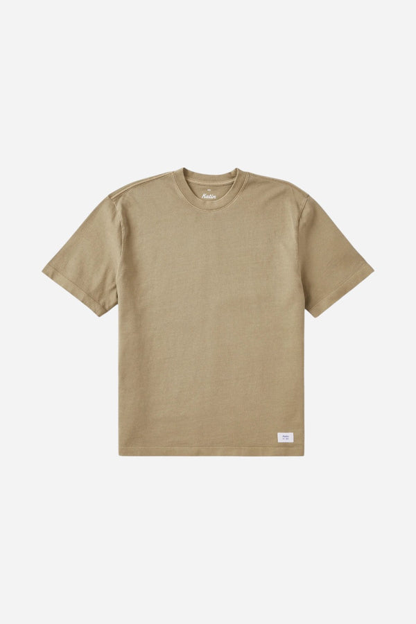 Katin Box Fit Heritage Tee in Covert Green Pigment Dye