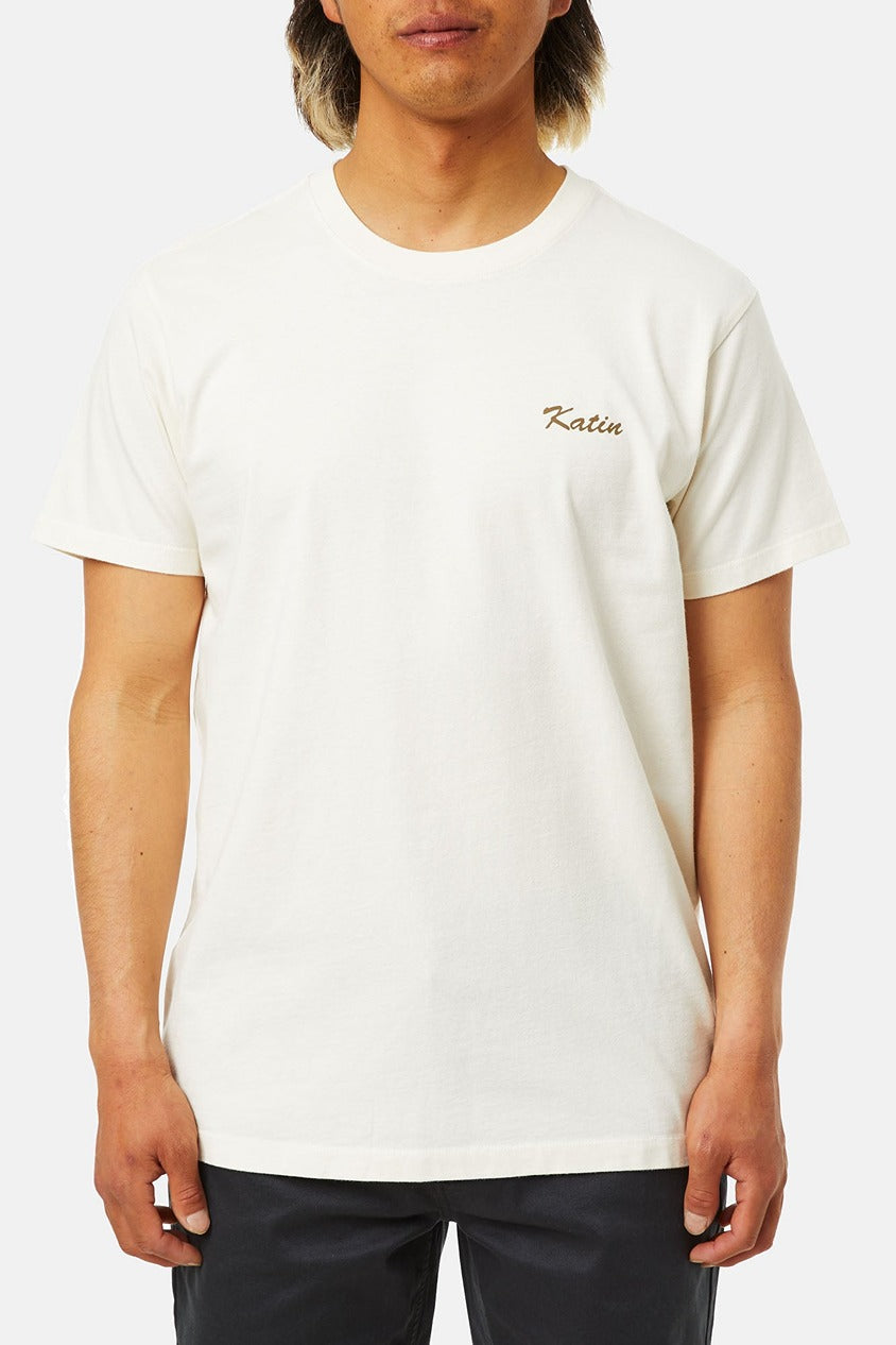 Katin Breezy Tee in Vintage White – back view
