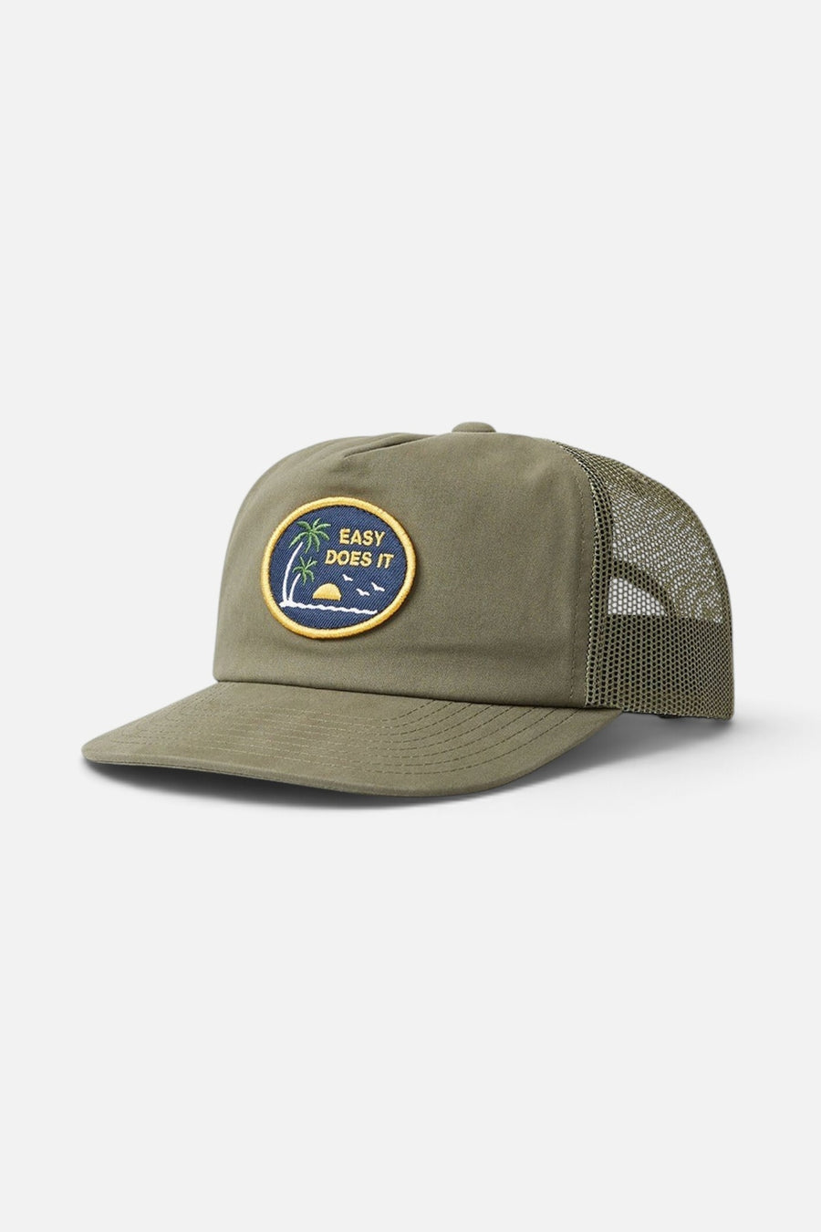 Katin Captain Trucker Hat in Cactus – three-quarter view