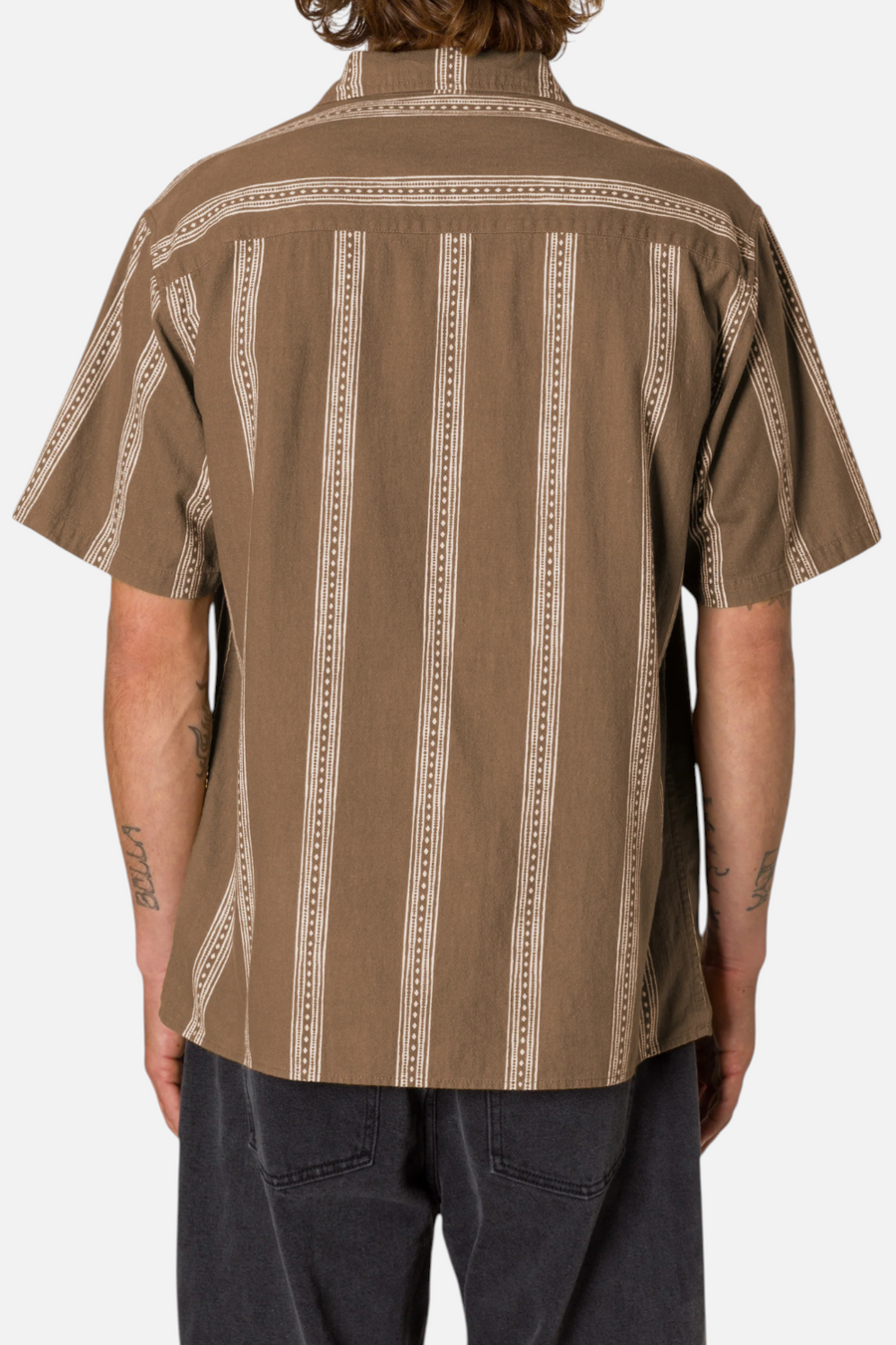 Katin Cedar Shirt in Light Brown – back view