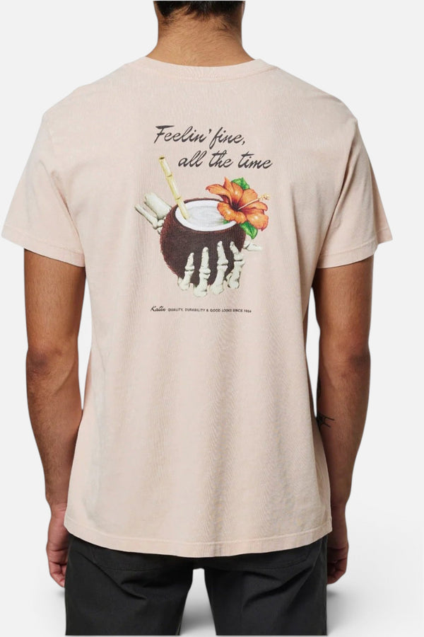 Katin Coco Tee in Pink Sand Wash