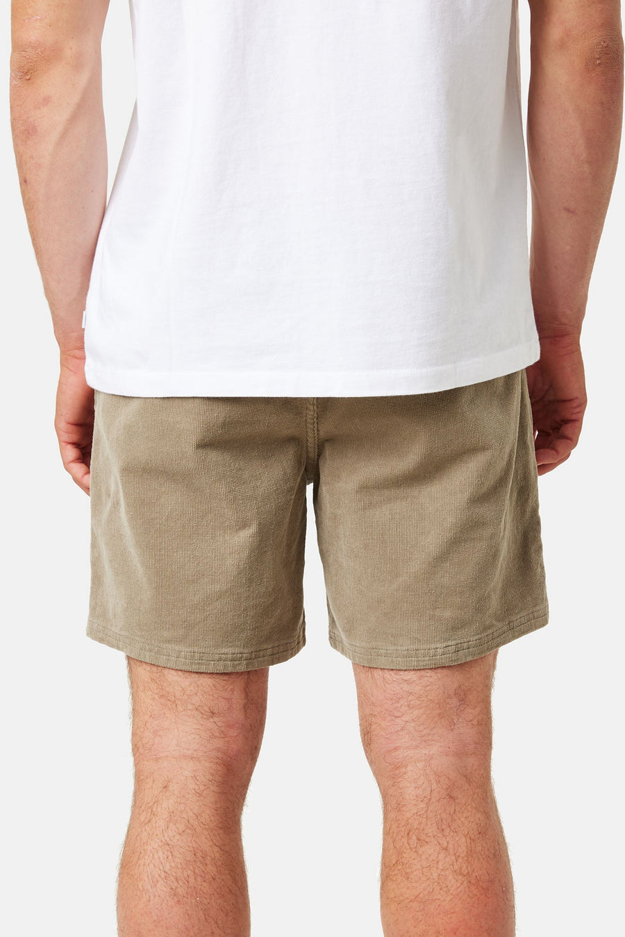 Katin Cord Local Short in Warm Gray – side view