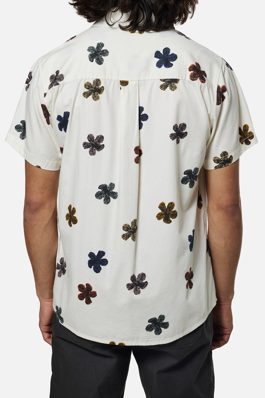 Katin Dreamboat Floral Shirt in Wool – side view