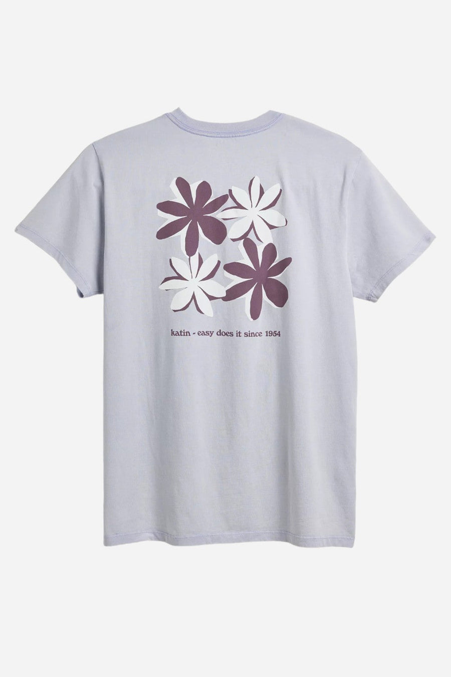 Katin Flow Tee in Lavender Sand Wash – front view