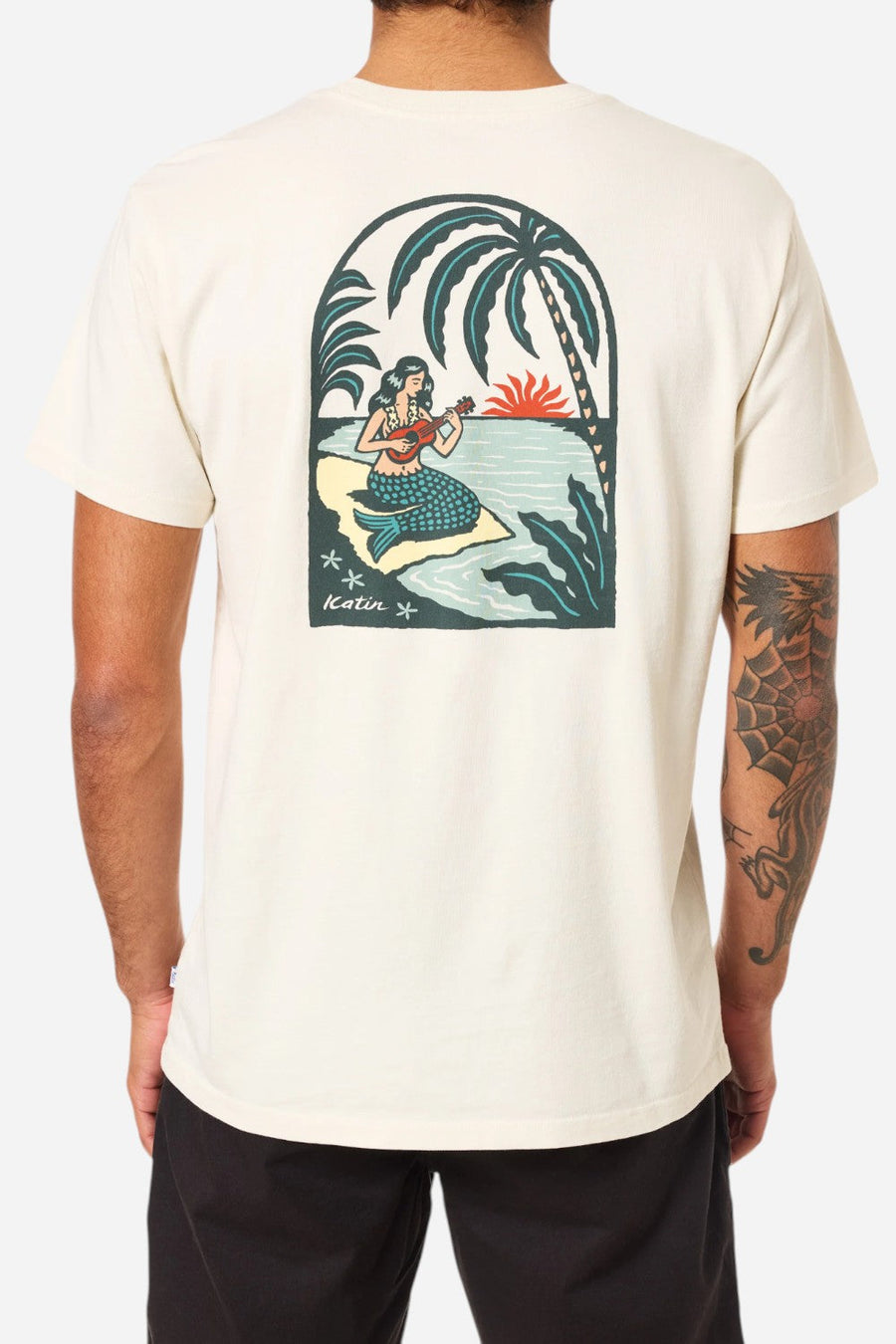 Katin Mirage Tee in Vintage White – front view