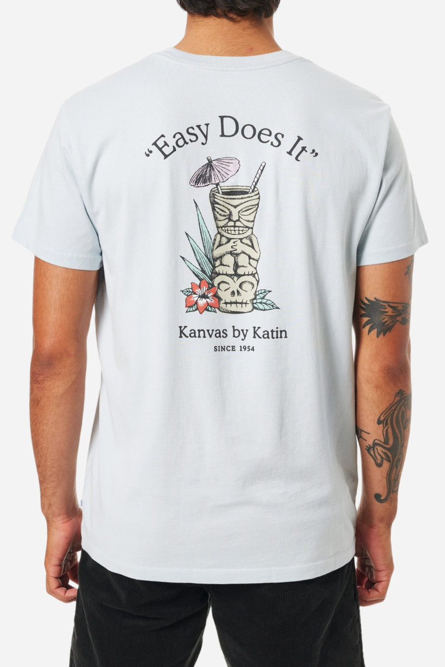 Katin Mixer Tee in Light Blue – front view