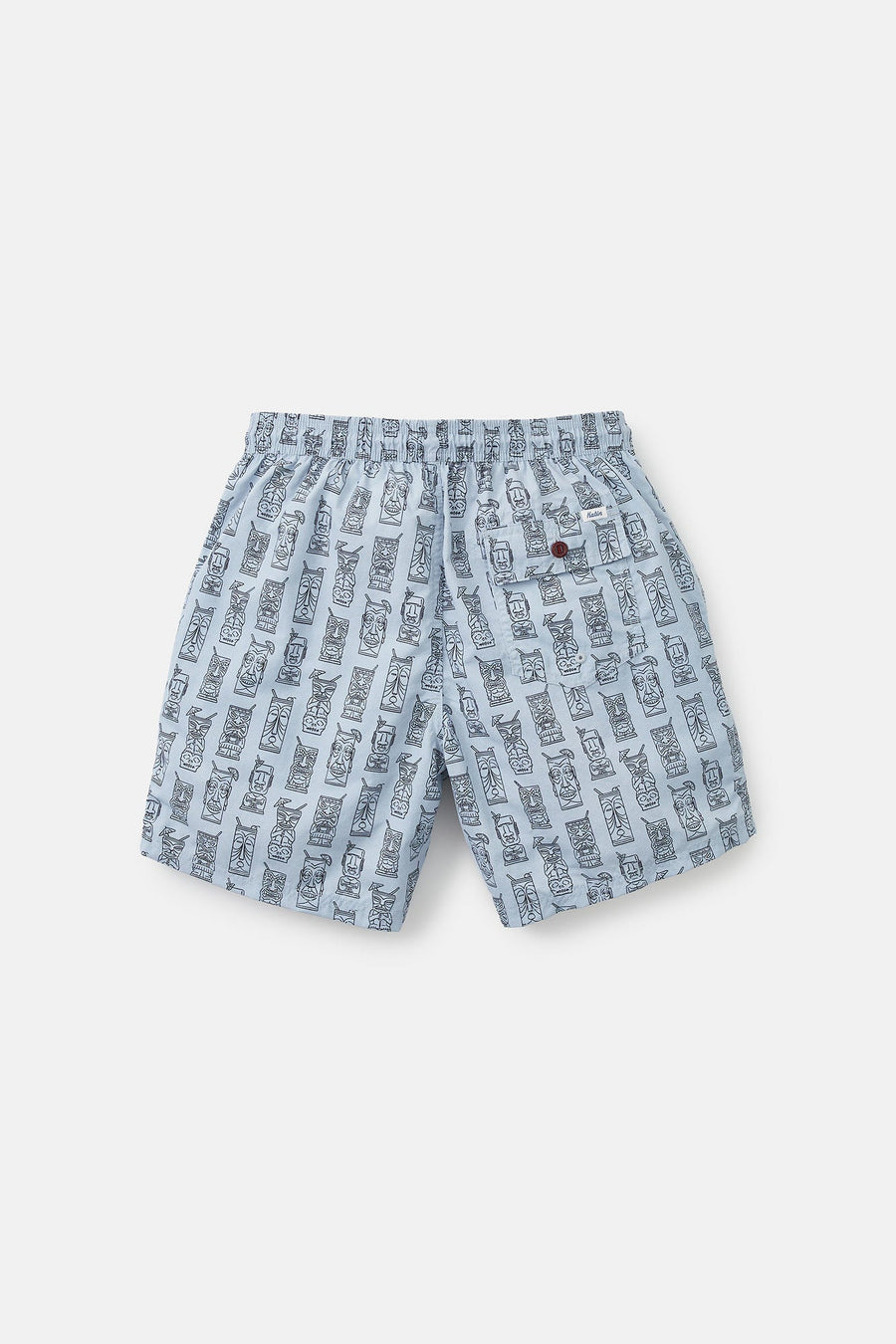 Katin Mixer Volley Swim Trunk in Light Blue – flat lay