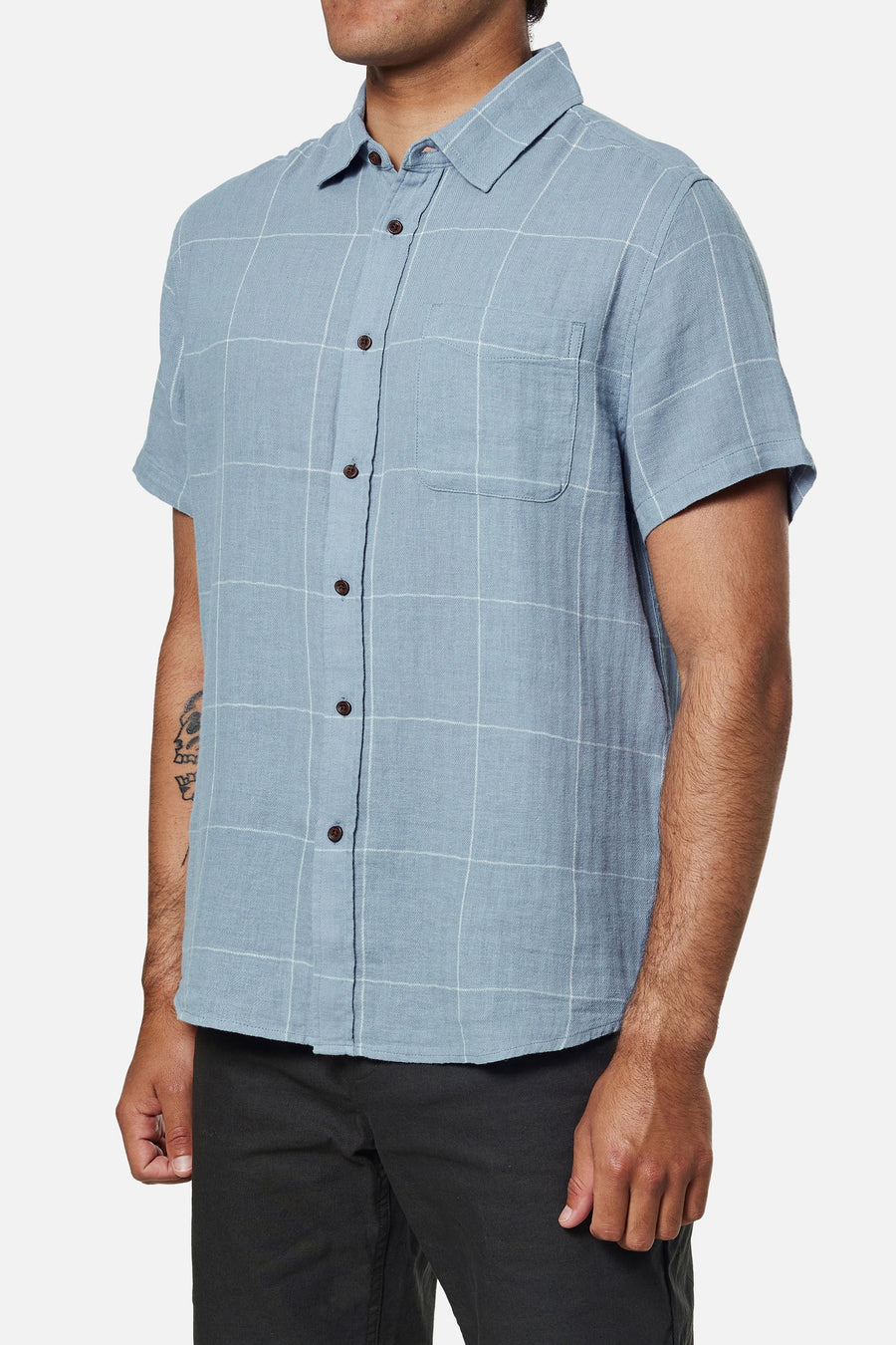 Katin Monty Shirt in Spring Blue – back view